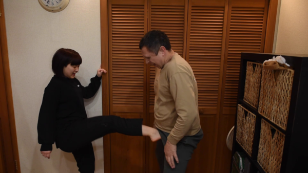 Ballbusting and Lifting him up by the balls with Milk - 42m 43s - Image 7